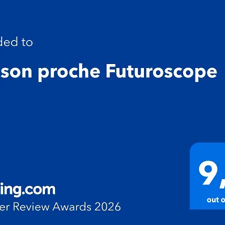Сasa de vacaciones Maison 8 Pers-6 Mns Futuroscope-famille *